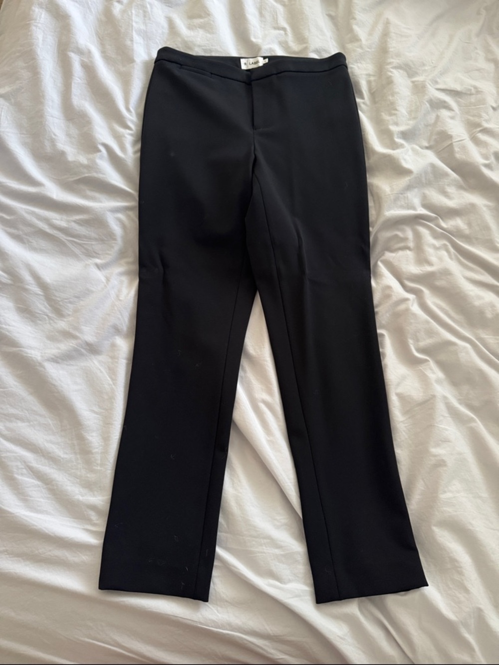 Straight Leg Black Women's cropped Pants